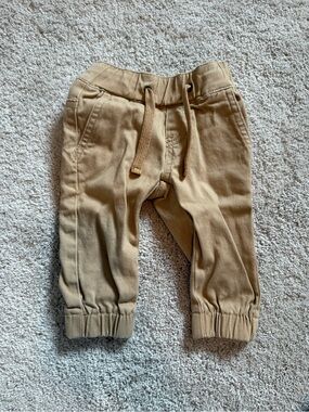 Little Bipsy Tan Pull-On Jogger Pants for Kids